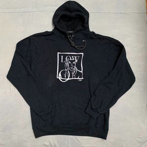 Black Graphic Hoodie